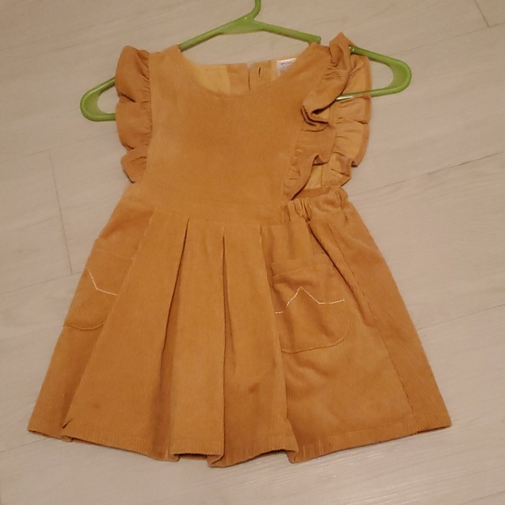 Corduroy overall dress
